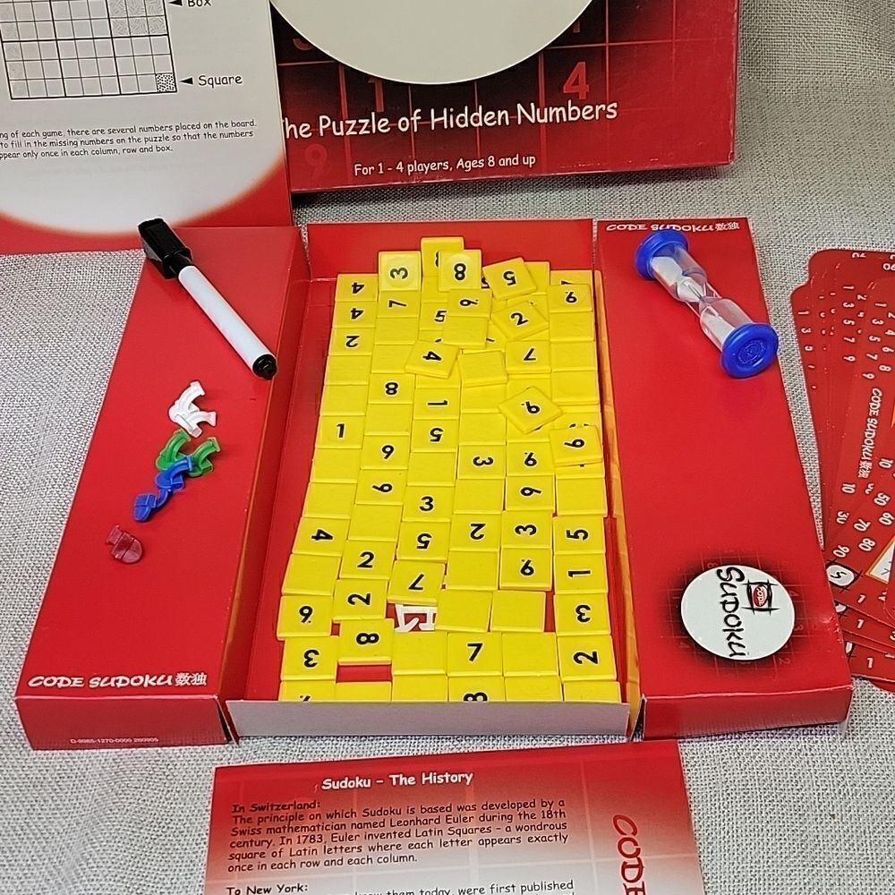 Code Sudoku Hidden Numbers Game 2006 By Pressman - Picture 5 of 8